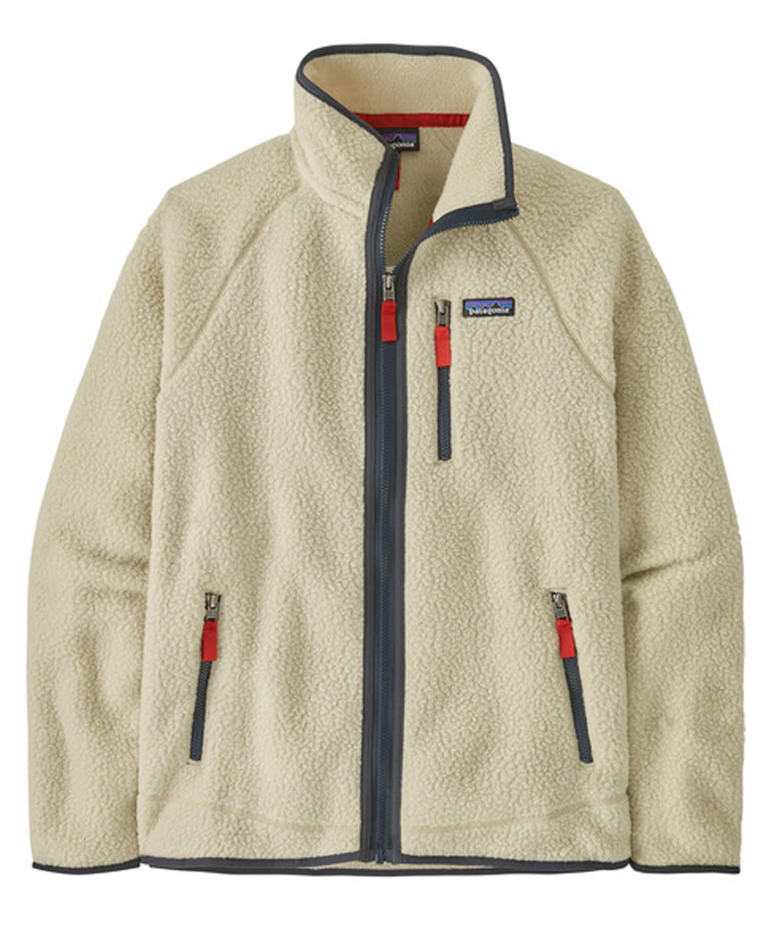 Retro Pile Jacket - Pelican W/Smolder Blue