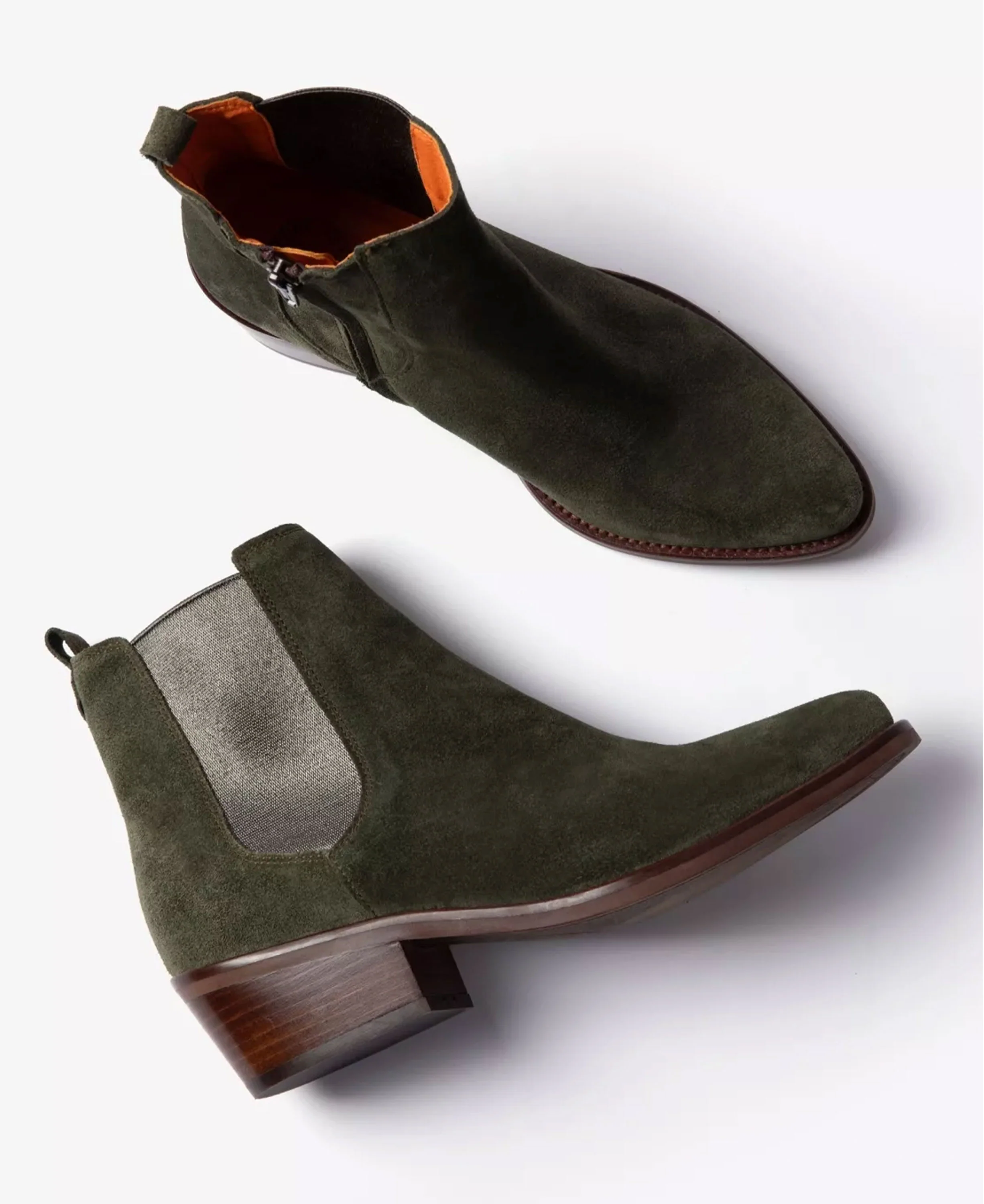 Rove Suede Boot - Khaki/Pewter - Image 3