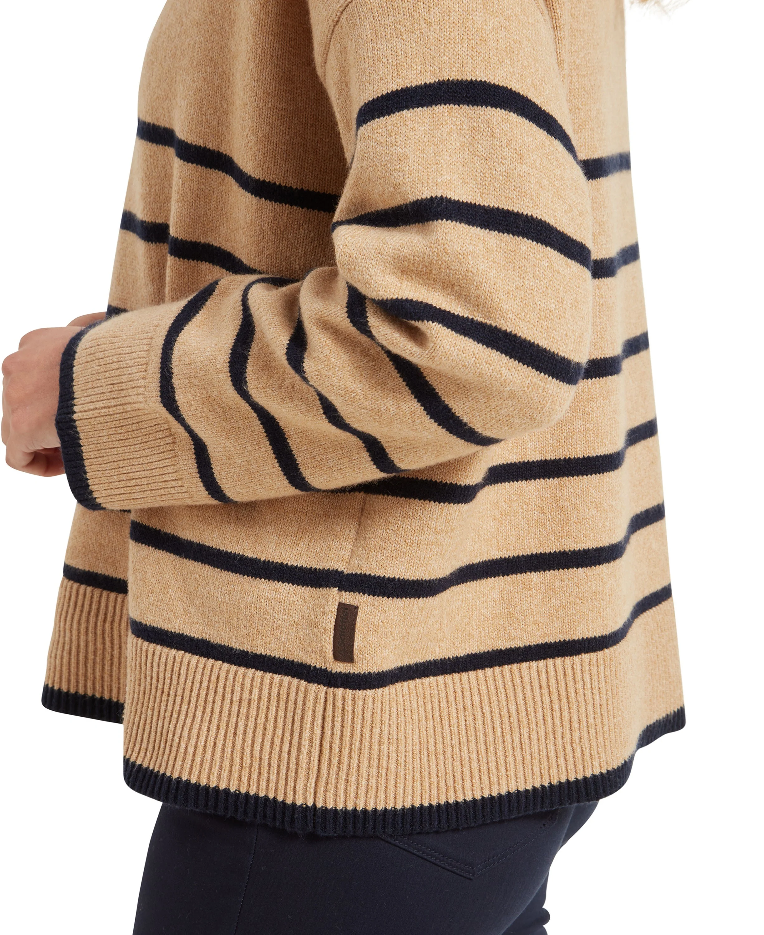 Sandsend 1/4 Jumper - Warm Sand - Image 6