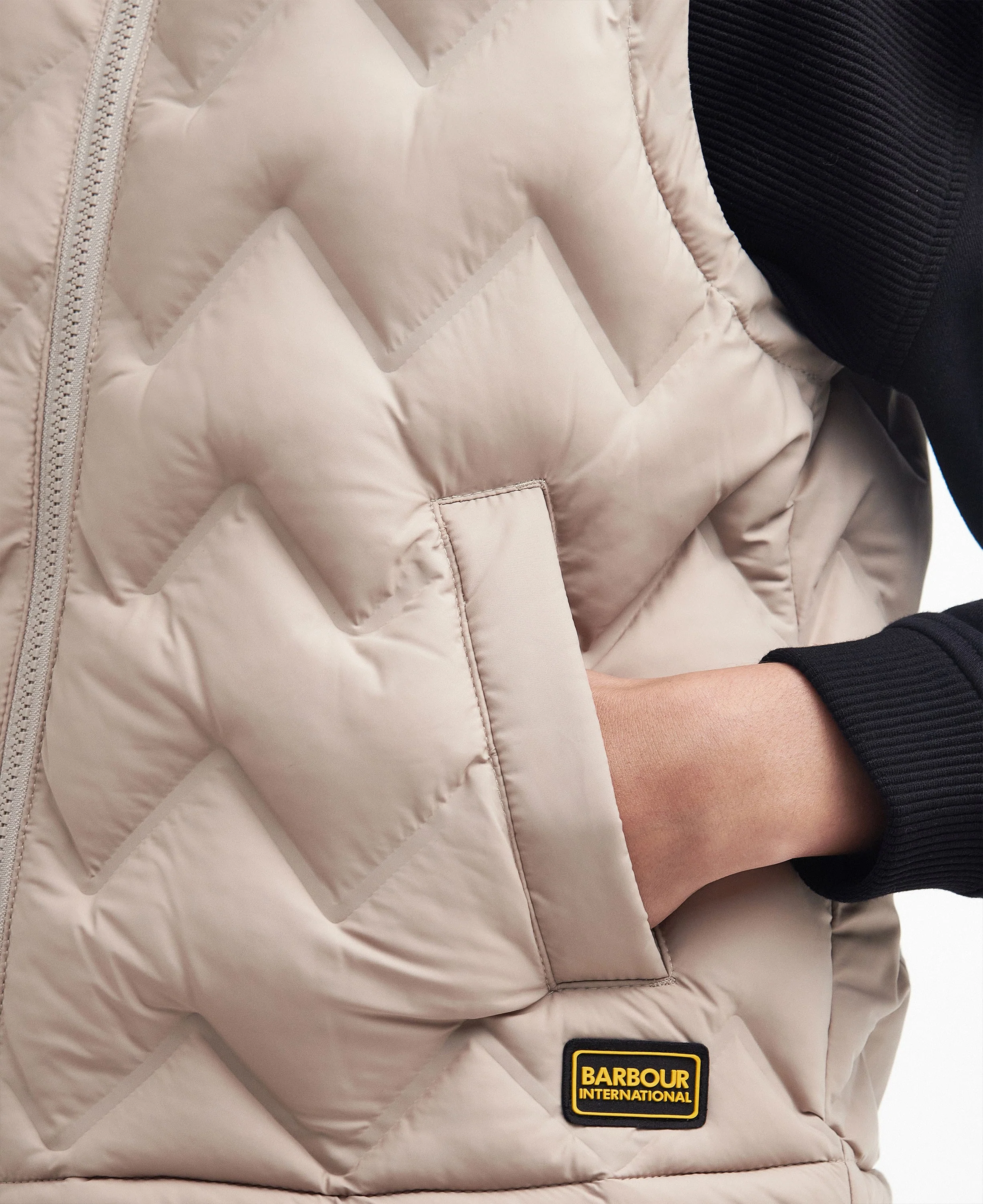 Smithstone Quilted Gilet - Oat - Image 6