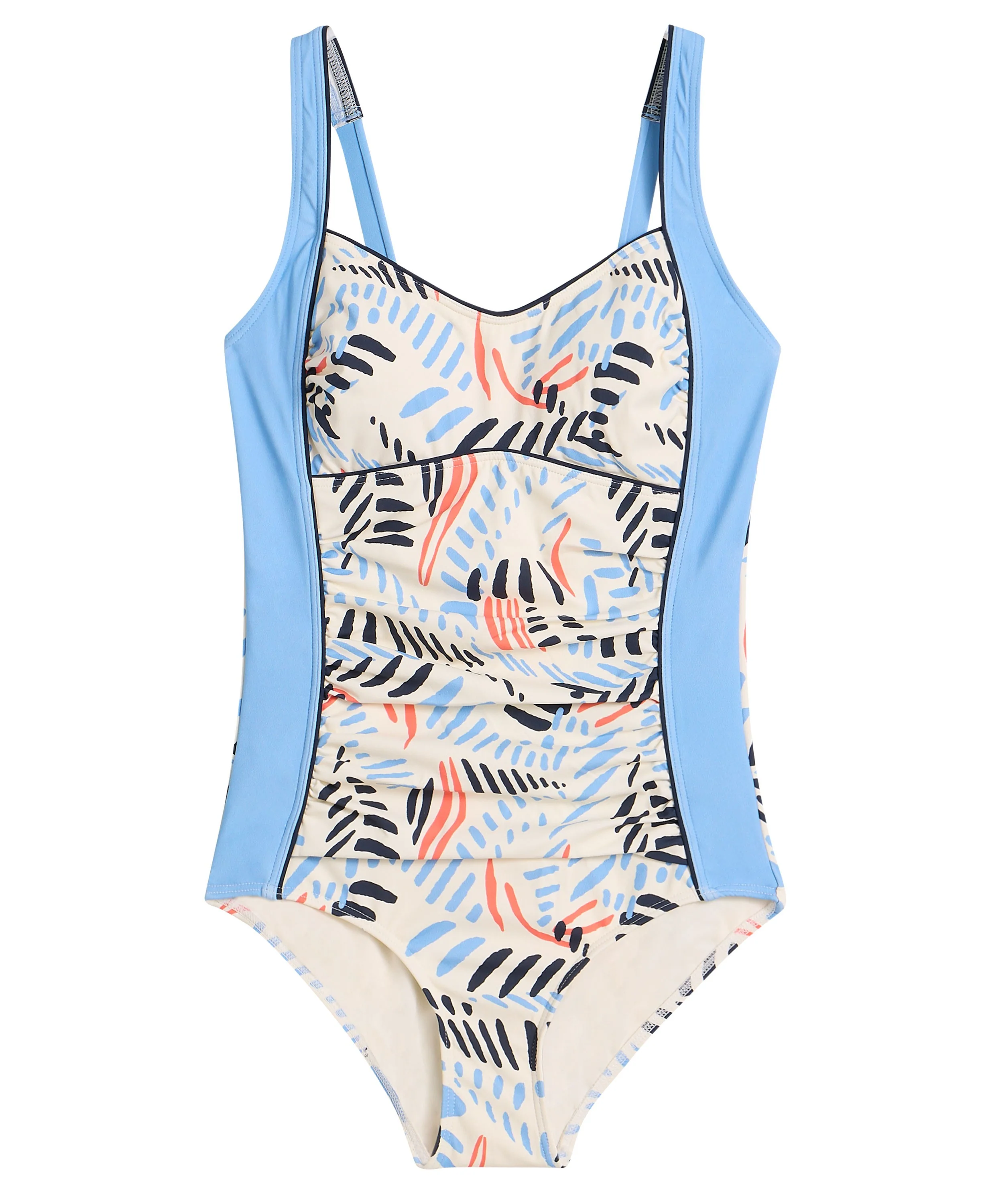 Splash Control Swimsuit - Ivory Print