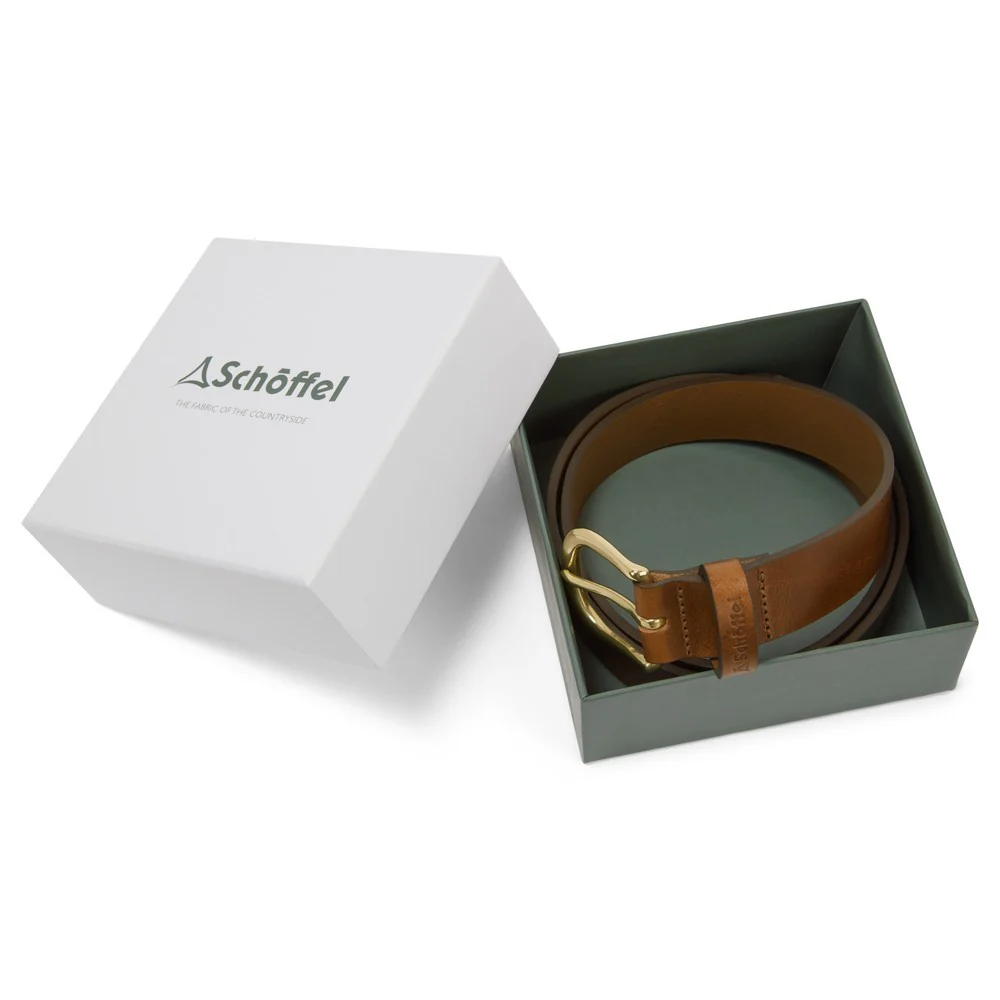 Tideswell Leather Belt - Chestnut - Image 2