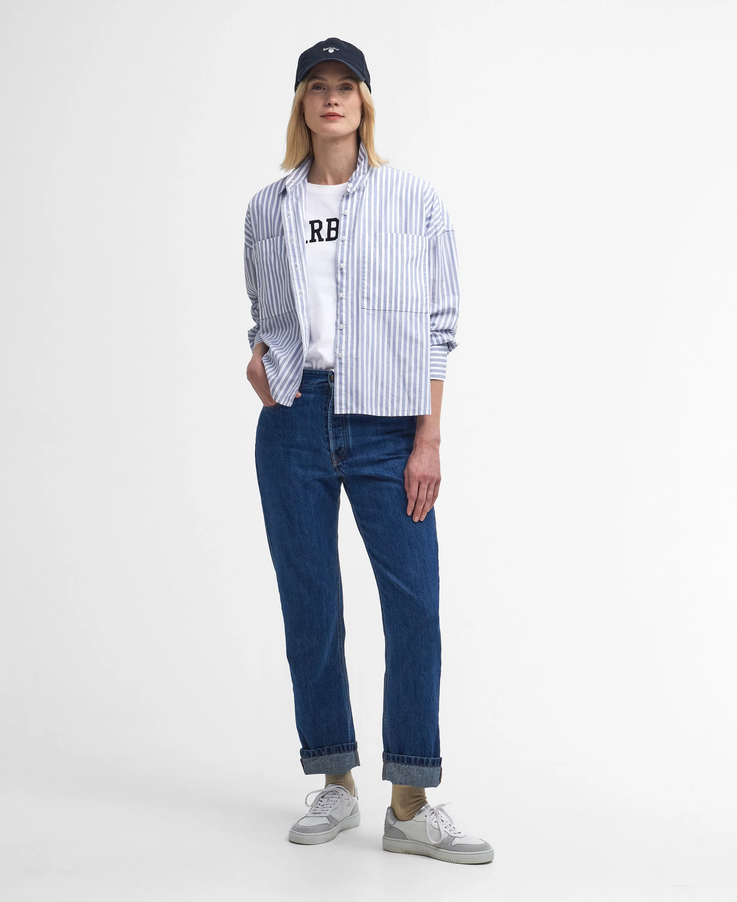 Violetta Shirt - Chambray Stripe - Image 6