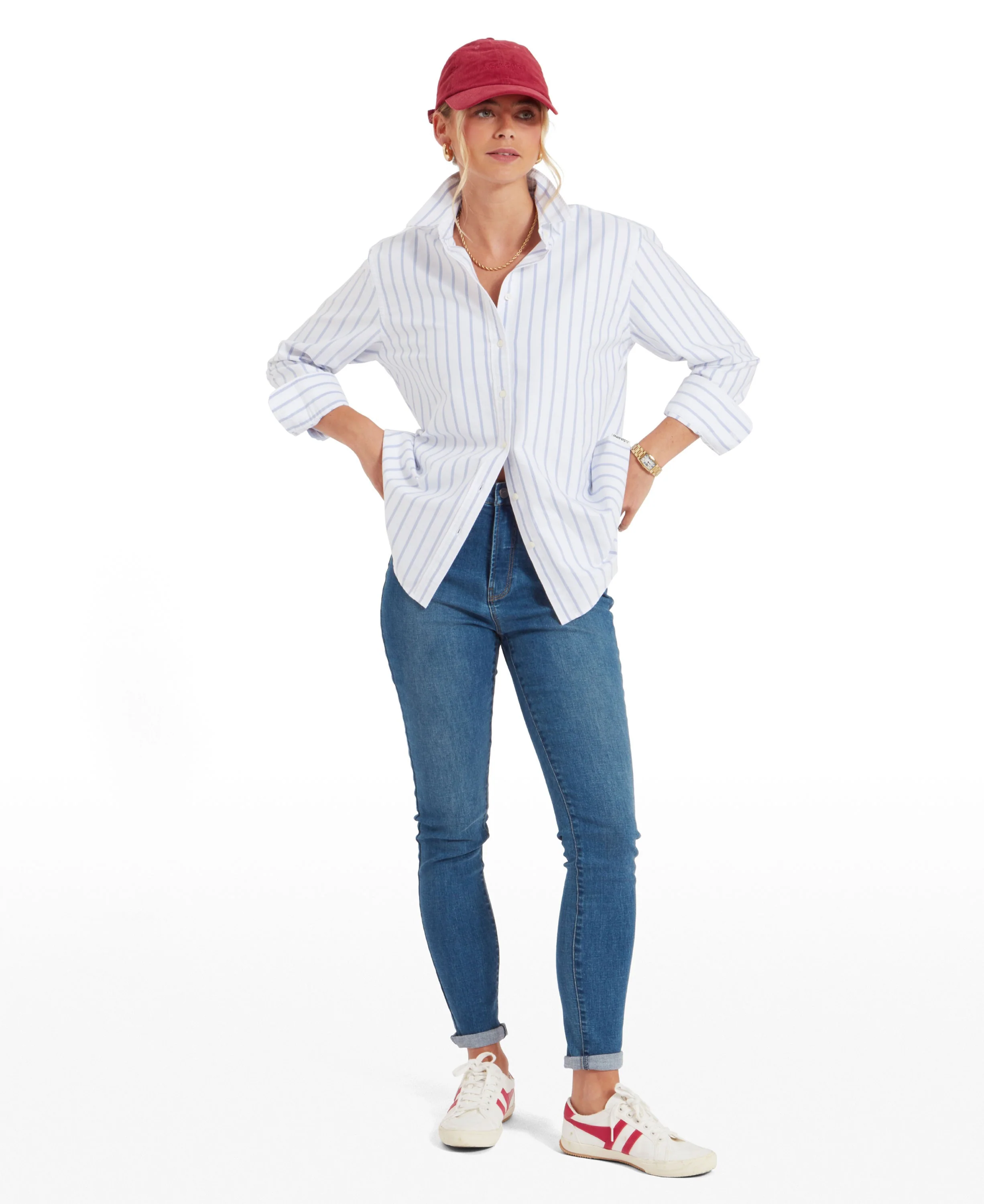 Walberswick Oxford Shirt - Blue Stripe - Image 3