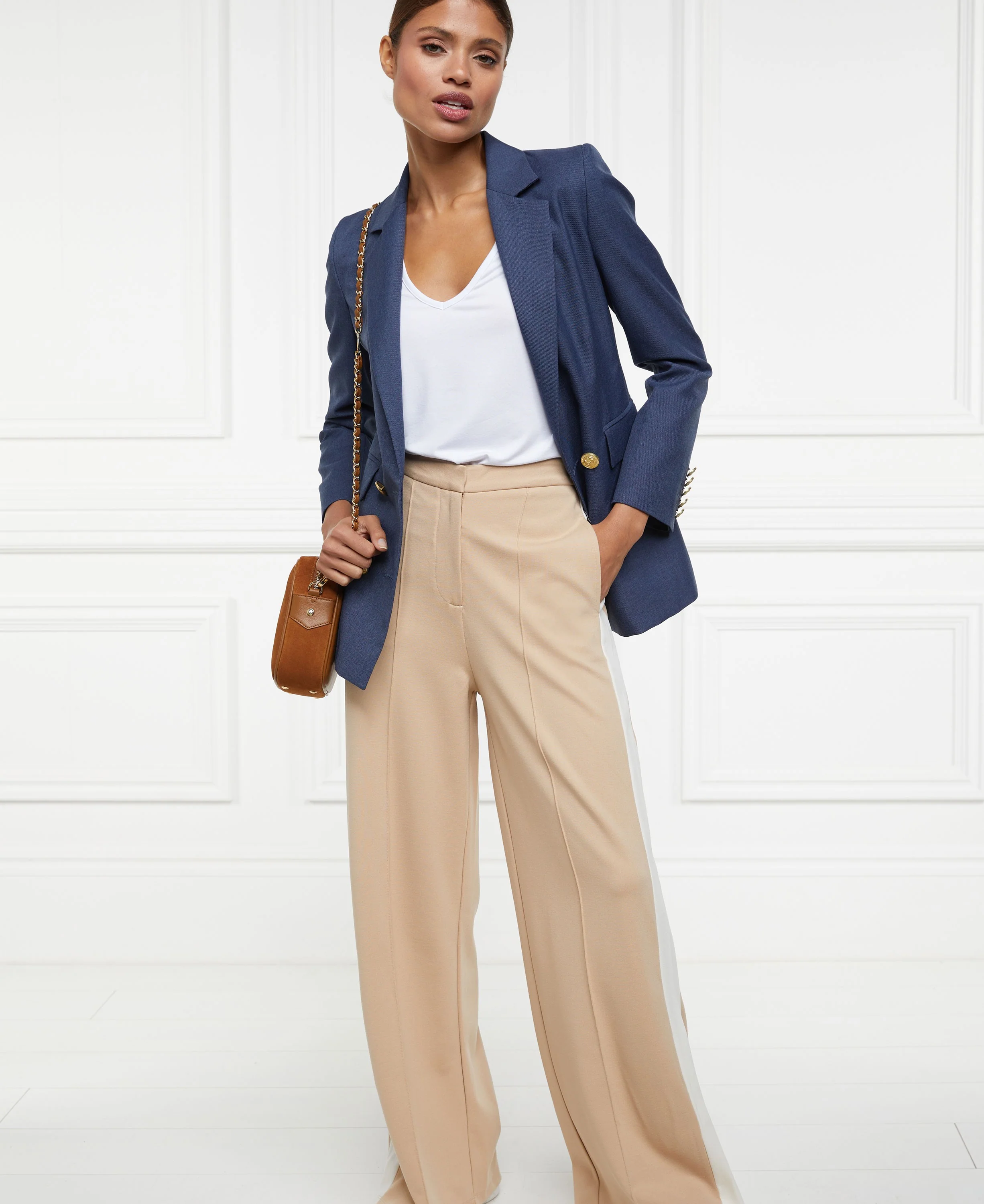 Wide Leg Pant - Camel - Image 4