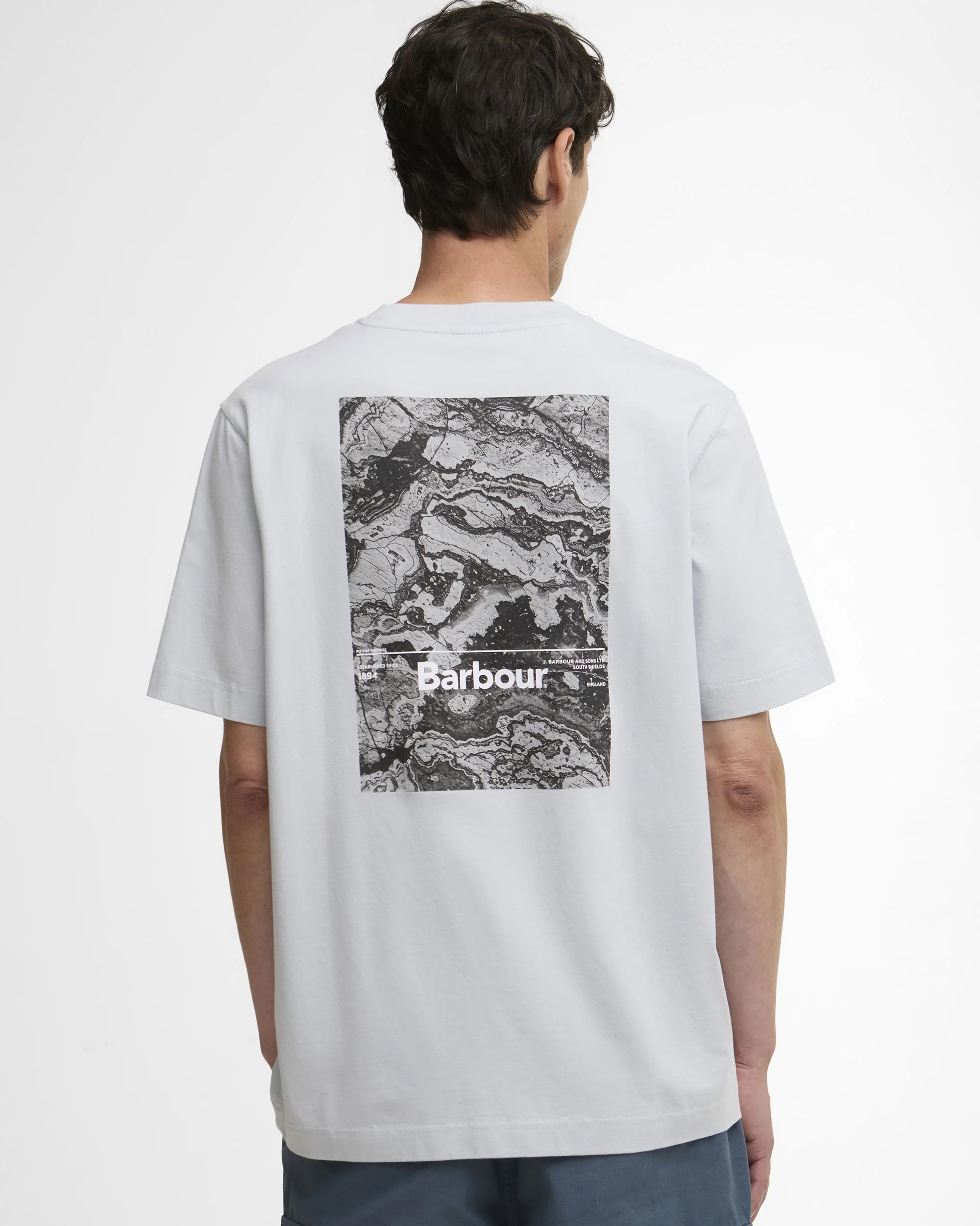 Wildfell Relaxed Graphic T-Shirt - Blue Haze - Image 3