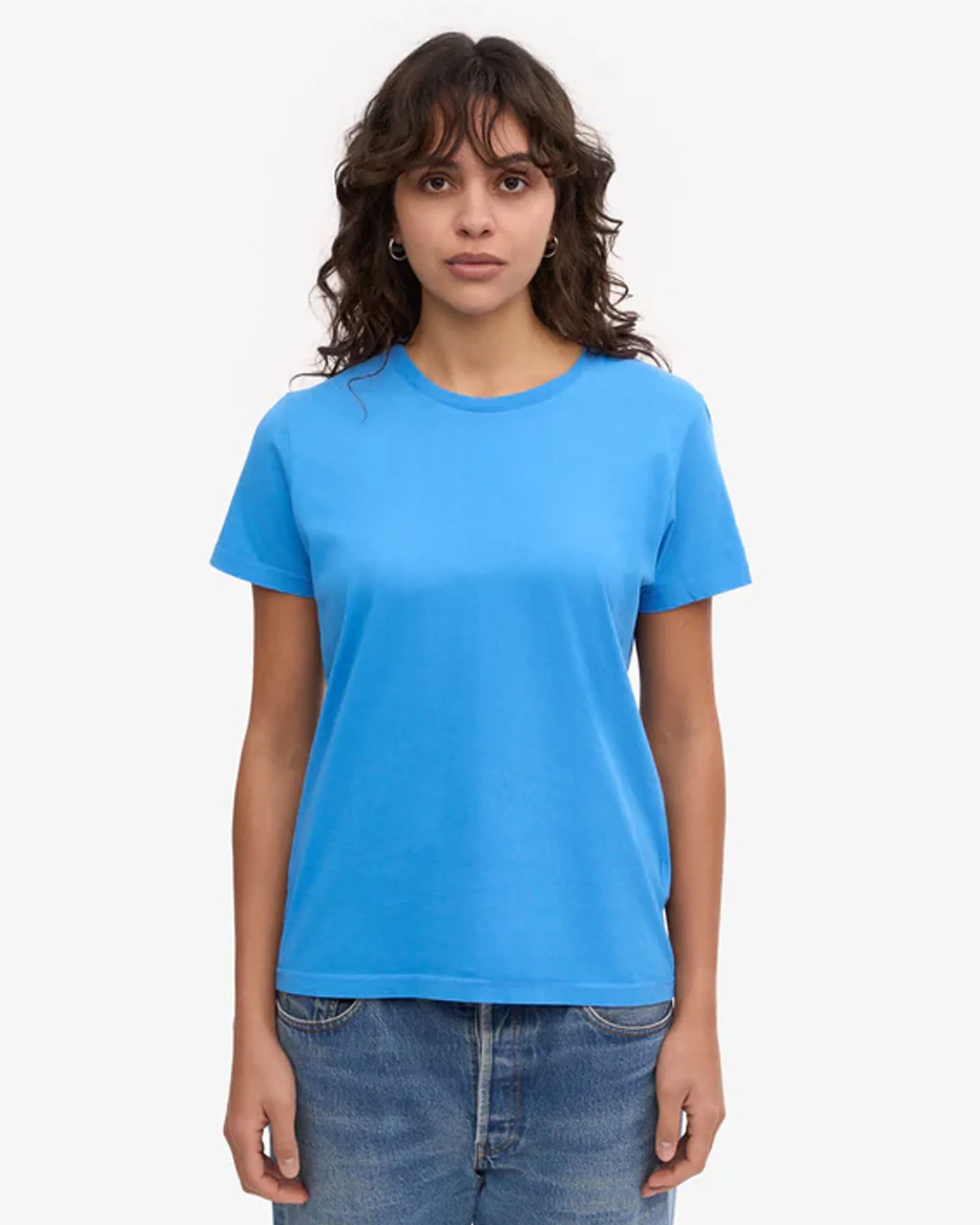 Women Light Organic Tee - Pacific Blue - Image 2