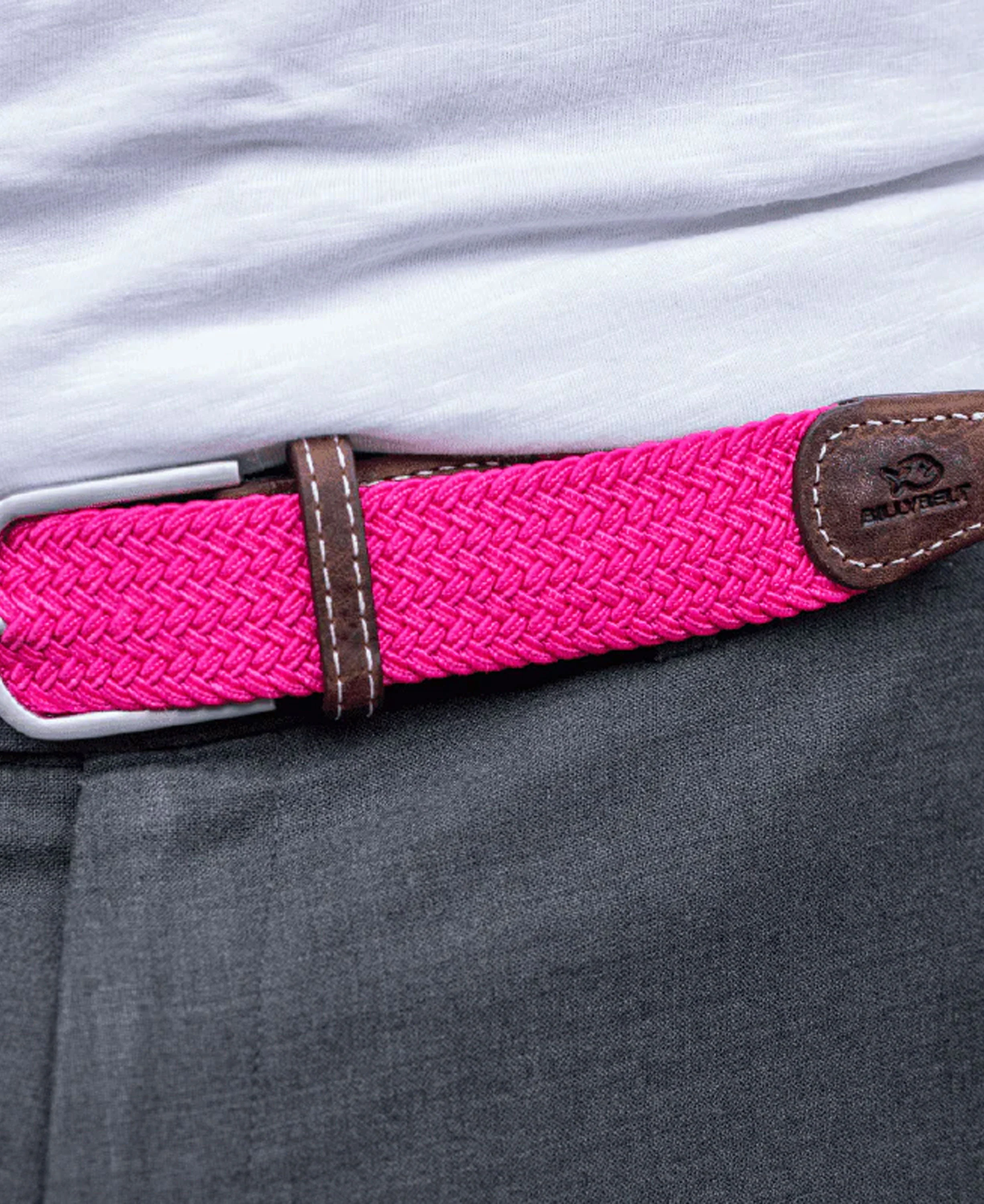 Woven Belt - Fushia Pink - Image 4